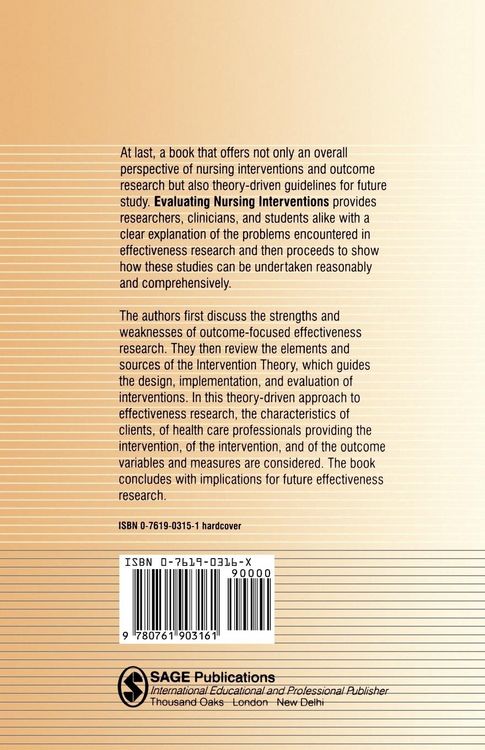 Produktbild: Evaluating Nursing Interventions