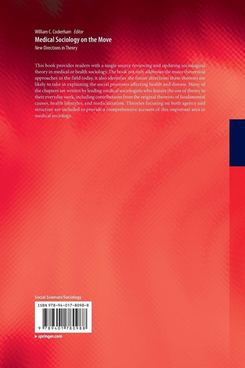 Produktbild: Medical Sociology on the Move