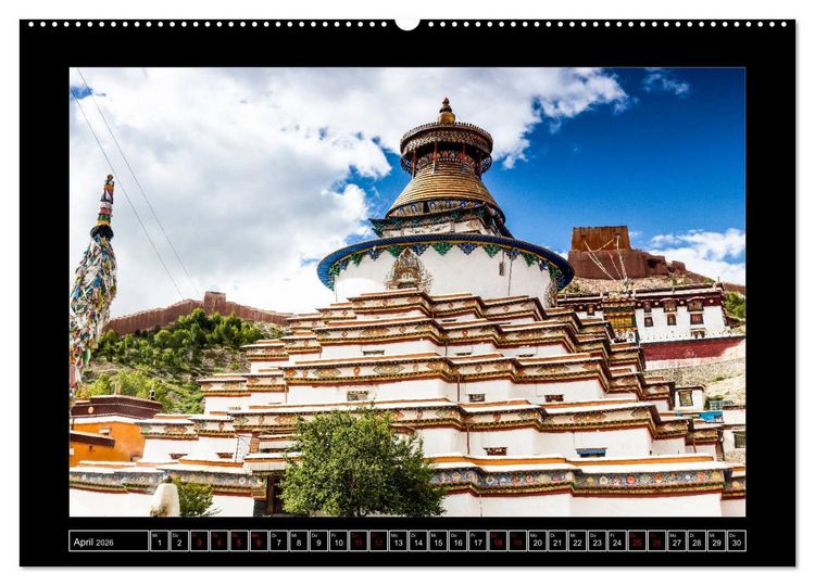 Produktbild: Eine Rundreise durch Tibet (hochwertiger Premium Wandkalender 2026 DIN A2 quer), Kunstdruck in Hochglanz