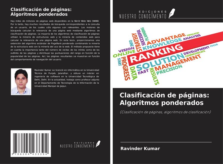 Produktbild: Clasificaci&oacute;n de p&aacute;ginas: Algoritmos ponderados
