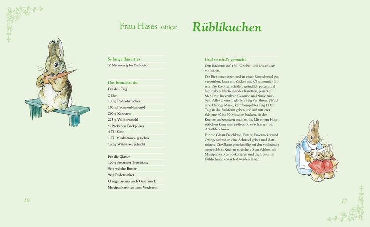 Produktbild: Beatrix Potter: Mein gro&szlig;es Peter-Hase-Kochbuch