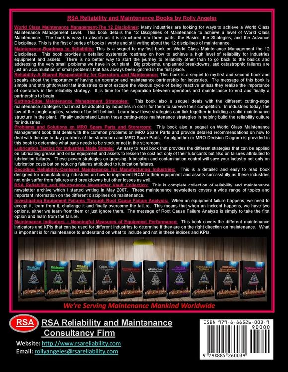 Produktbild: Maintenance Indices - Meaningful Measures Of Equipment Performance