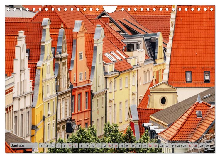 Produktbild: Stralsunder Impressionen (Wandkalender 2026 DIN A4 quer), CALVENDO Monatskalender