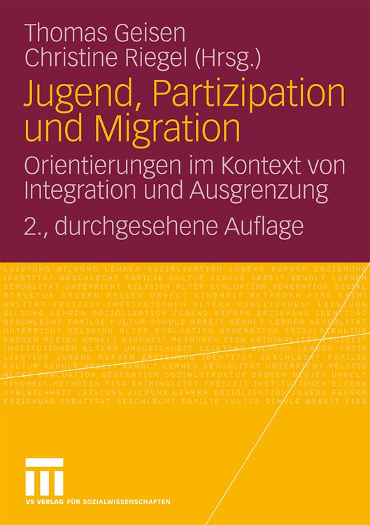 Produktbild: Jugend, Partizipation und Migration