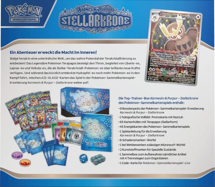 Produktbild: Pokèmon (Sammelkartenspiel), PKM KP07 Top- Trainer Box DE