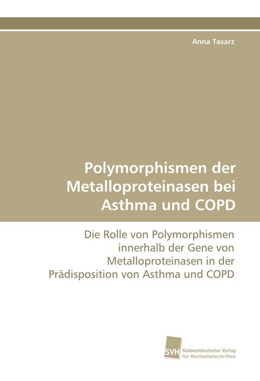 Produktbild: Polymorphismen der Metalloproteinasen bei Asthma und COPD