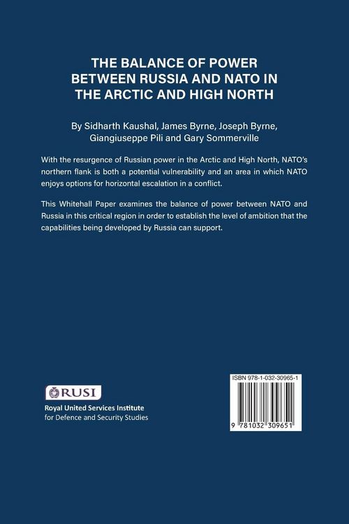 Produktbild: The Balance of Power Between Russia and NATO in the Arctic and High North