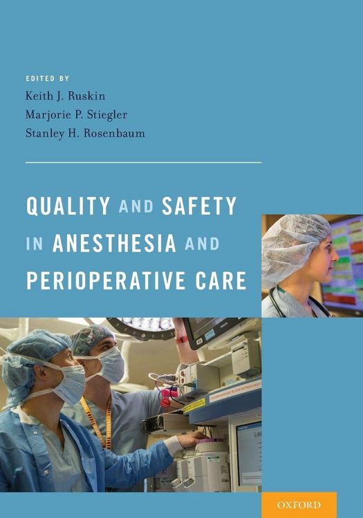 Produktbild: Quality and Safety in Anesthesia and Perioperative Care