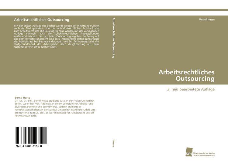 Produktbild: Arbeitsrechtliches Outsourcing
