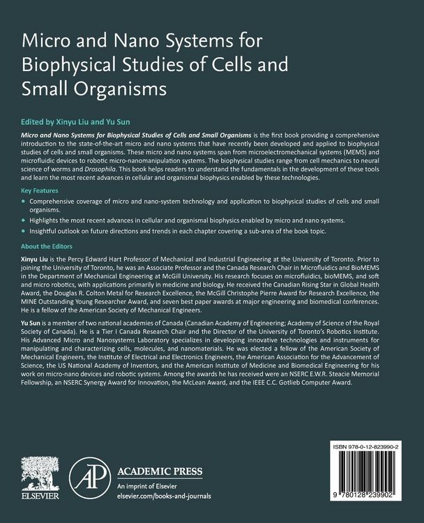 Produktbild: Micro and Nano Systems for Biophysical Studies of Cells and Small Organisms