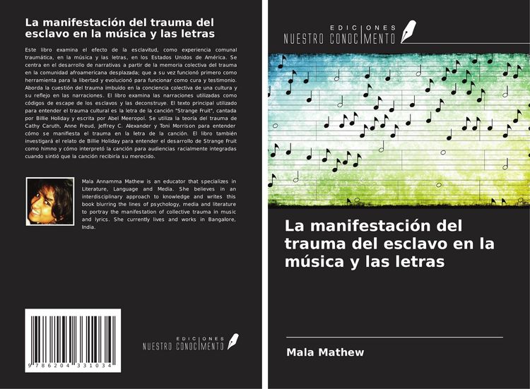 Produktbild: La manifestaci&oacute;n del trauma del esclavo en la m&uacute;sica y las letras