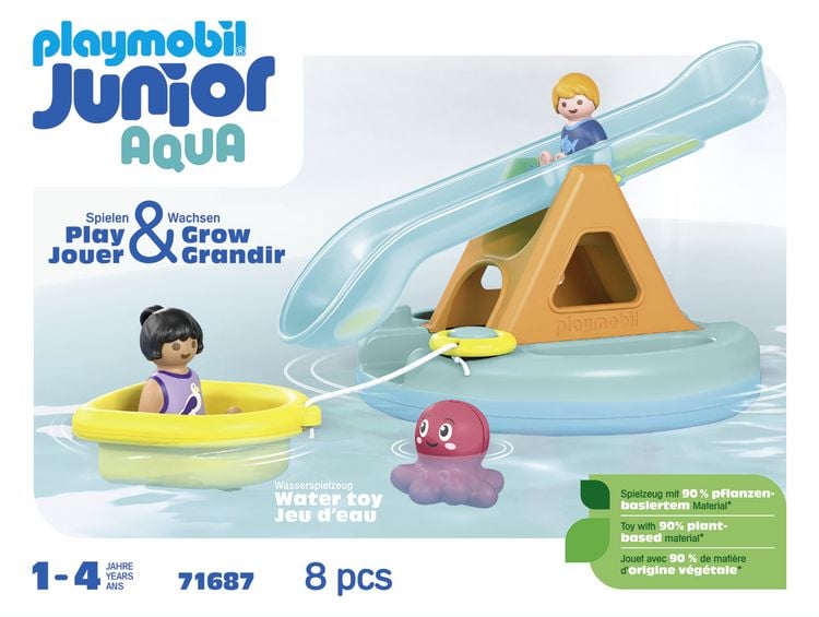 Produktbild: 71687 JUNIOR Badeinsel mit Wasserrutsche