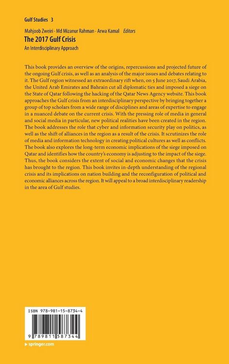 Produktbild: The 2017 Gulf Crisis
