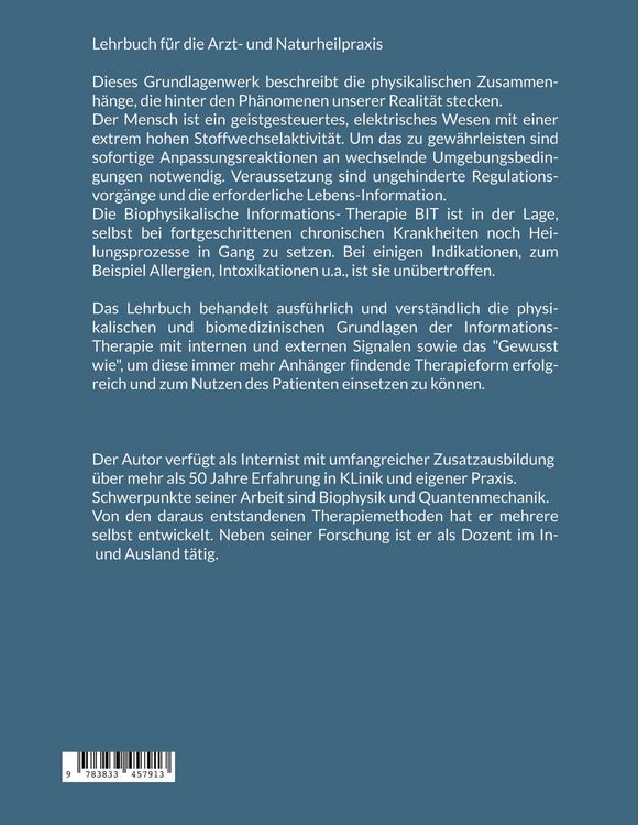 Produktbild: Biophysikalische Informations-Therapie
