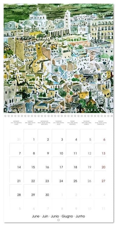Produktbild: Greek island of Santorini (Wall Calendar 2027 12 &times; 12 Inch) CALVENDO 12 Month Wall Calendar