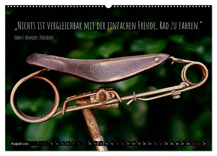 Produktbild: Velo Kunst (Wandkalender 2026 DIN A2 quer), CALVENDO Monatskalender