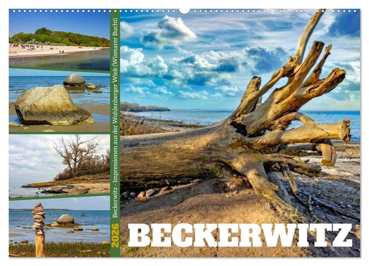 Produktbild: Beckerwitz - Impressionen aus der Wohlenberger Wiek (Wismarer Bucht) (Wandkalender 2026 DIN A2 quer), CALVENDO Monatskalender