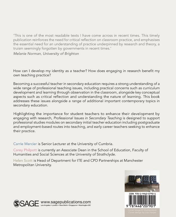 Produktbild: Professional Issues in Secondary Teaching