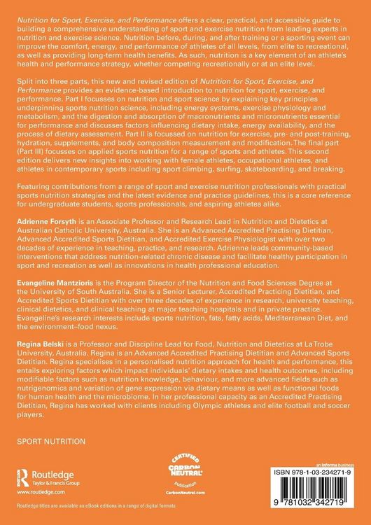 Produktbild: Nutrition for Sport, Exercise, and Performance