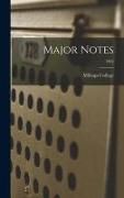 Produktbild: Major Notes; 1962