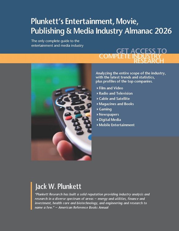 Produktbild: Plunkett's Entertainment, Movie, Publishing & Media Industry Almanac 2026
