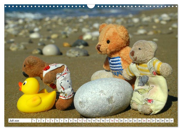 Produktbild: Die kleine Welt der Teddyb&auml;rchen (Wandkalender 2026 DIN A3 quer), CALVENDO Monatskalender