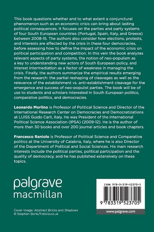 Produktbild: The Impact of the Economic Crisis on South European Democracies