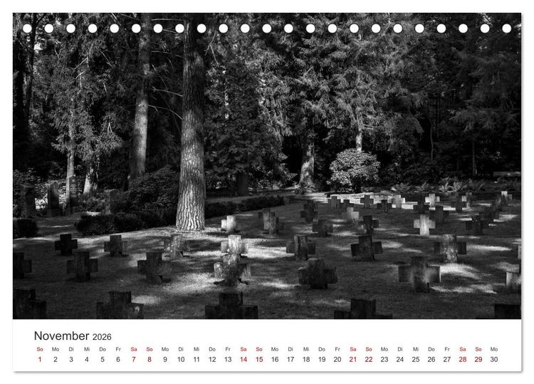 Produktbild: Wachgek&uuml;sst - Vom Zauber der Vergangenheit - S&uuml;dwestkirchhof Stahnsdorf (Tischkalender 2026 DIN A5 quer), CALVENDO Monatskalender