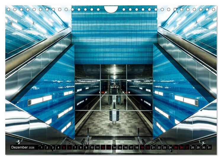 Produktbild: Architektur - Ansichten, Blickwinkel, Perspektiven (Wandkalender 2026 DIN A4 quer), CALVENDO Monatskalender