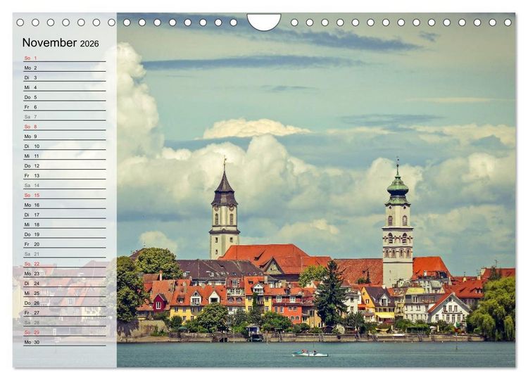 Produktbild: Unterwegs am Bodensee (Wandkalender 2026 DIN A4 quer), CALVENDO Monatskalender