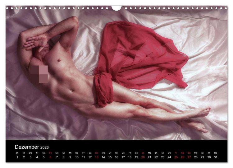 Produktbild: M&Auml;NNER - AKTE ZWISCHEN KRAFT UND SINNLICHKEIT (Wandkalender 2026 DIN A3 quer), CALVENDO Monatskalender
