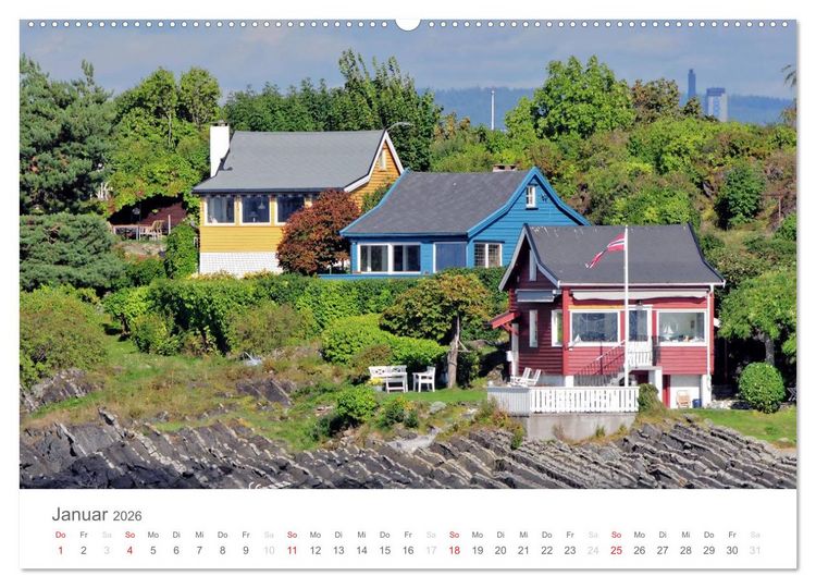 Produktbild: Oslo im Auge des Fotografen (Wandkalender 2026 DIN A2 quer), CALVENDO Monatskalender