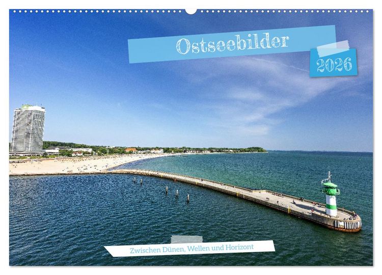 Produktbild: Ostseebilder (Wandkalender 2026 DIN A2 quer), CALVENDO Monatskalender
