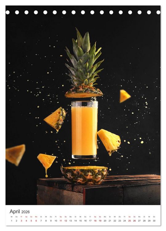 Produktbild: Kreative Drinks - erfrischend, schokoladig und fruchtig. (Tischkalender 2026 DIN A5 hoch), CALVENDO Monatskalender