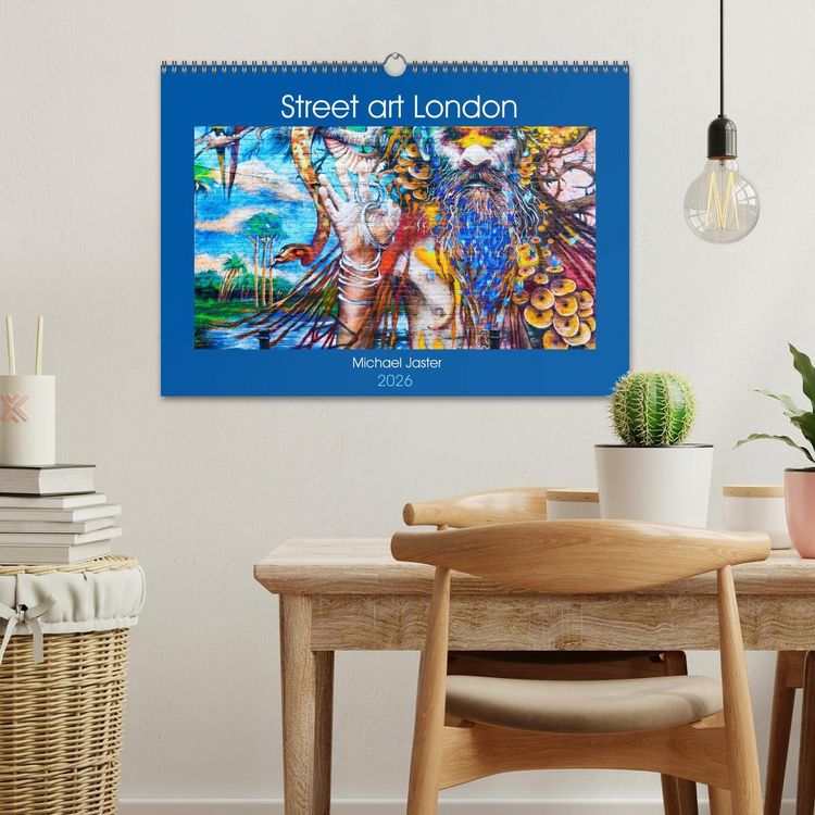 Produktbild: Street art London Michael Jaster (Wandkalender 2026 DIN A3 quer), CALVENDO Monatskalender