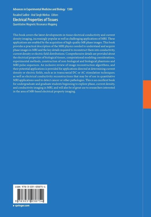 Produktbild: Electrical Properties of Tissues