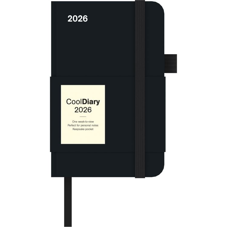 Produktbild: Black 2026 - Diary - Buchkalender - Taschenkalender - 9x14