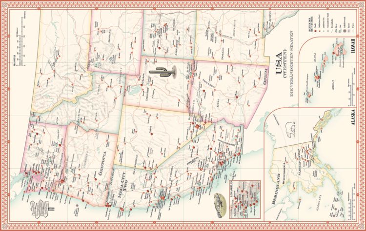 Produktbild: Atlas der imagin&auml;ren Orte