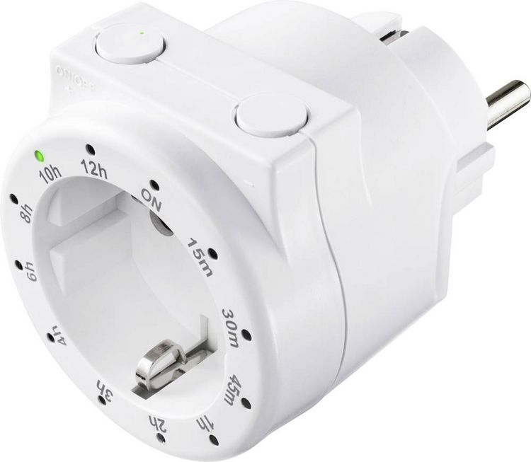 Produktbild: Sygonix SY-4499402 Schaltuhr digital Tagesprogramm 3500 W START/STOPP-Funktion, Countdown-Funktion