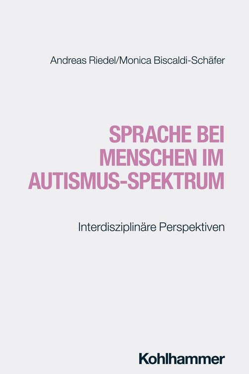 Produktbild: Sprache bei Menschen im Autismus-Spektrum