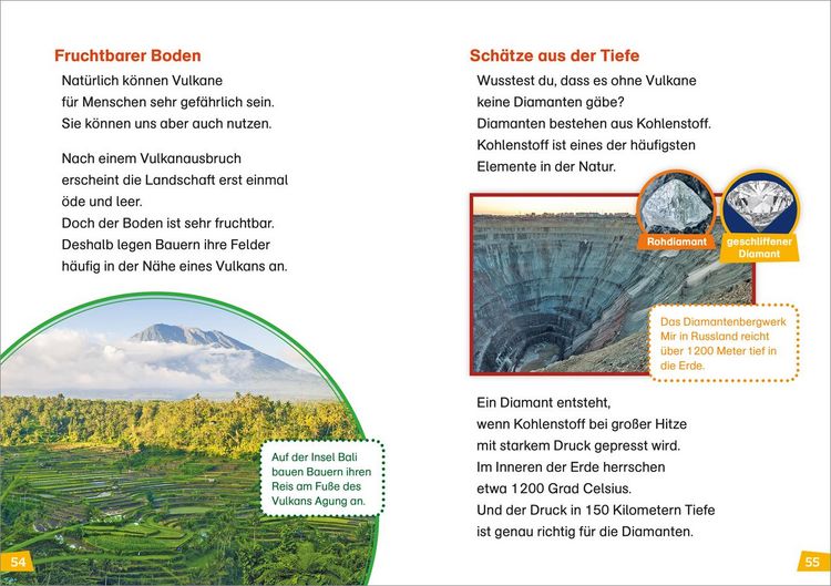 Produktbild: WAS IST WAS Erstes Lesen Doppelband 3.Vulkane/Regenwald