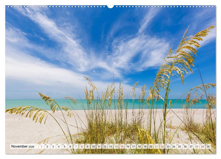 Produktbild: FLORIDA Malerischer Sonnenscheinstaat (hochwertiger Premium Wandkalender 2026 DIN A2 quer), Kunstdruck in Hochglanz