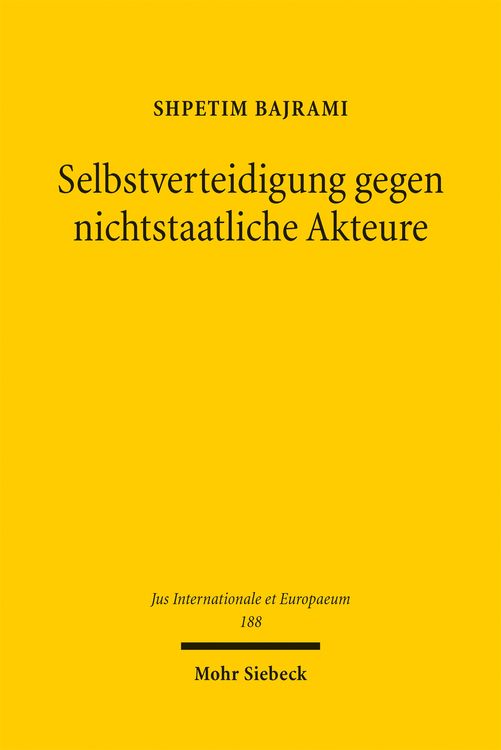 Produktbild: Bajrami, S: Selbstverteidigung gegen nichtstaatliche Akteure