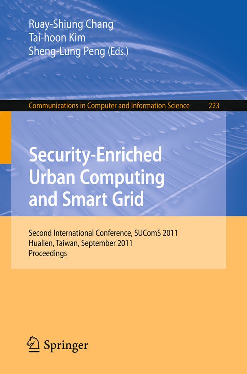 Produktbild: Security-Enriched Urban Computing and Smart Grid