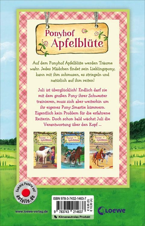 Produktbild: Ponyhof Apfelbl&uuml;te (Band 21) - Doppeltes Gl&uuml;ck f&uuml;r Juli