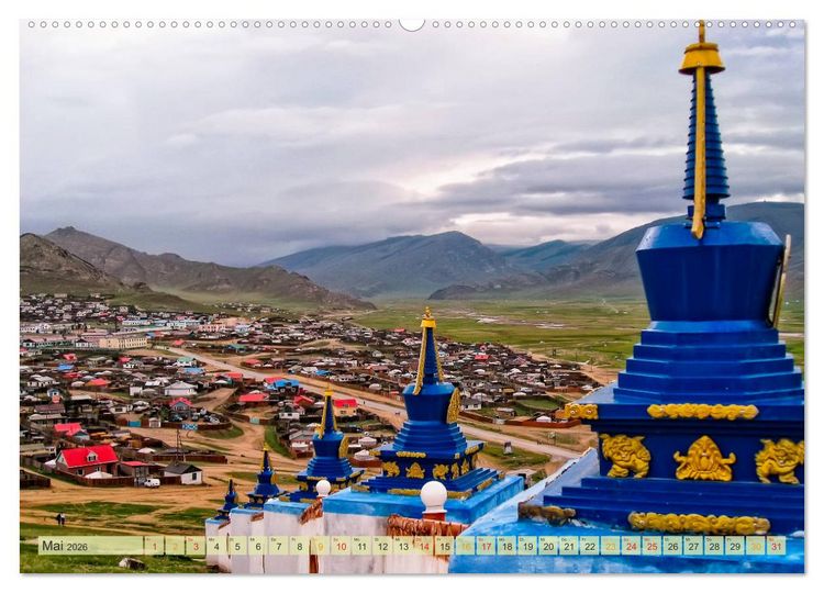 Produktbild: Reise durch Asien - Mongolei (Wandkalender 2026 DIN A2 quer), CALVENDO Monatskalender