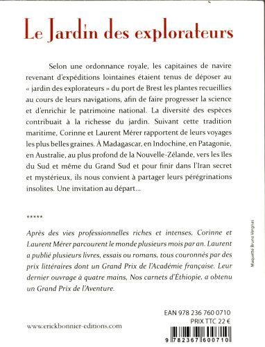 Produktbild: Le Jardin des Explorateurs ; Graines de Voyages Autour du Monde