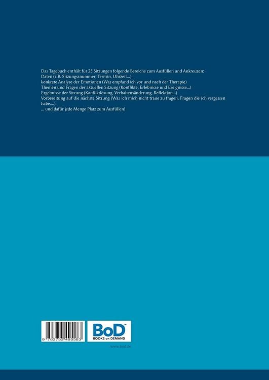 Produktbild: Therapietagebuch f&uuml;r Patienten. Zum Ausf&uuml;llen und Ankreuzen.