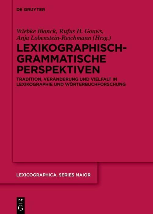 Produktbild: Lexikographisch-grammatische Perspektiven