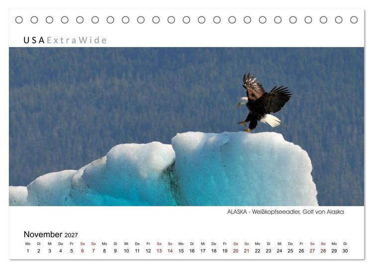 Produktbild: Entdeckungsreise durch ALASKA (Tischkalender 2027 DIN A5 quer), CALVENDO Monatskalender